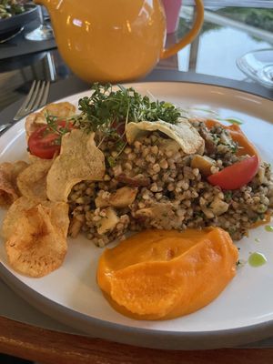 Buckwheat with mushrooms   at Majorenhoff in Jurmala