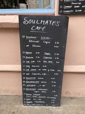 Café Menu  at Soulmade I Scream in Luebeck
