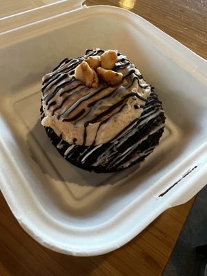 snickers cupcake   at Seize the Bagel - Orchards in Vancouver