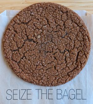 molasses cookie at Seize the Bagel - Orchards in Vancouver