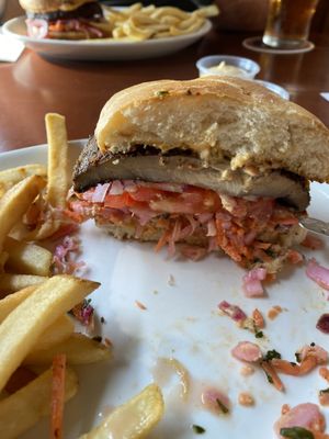 New vegan sandwich: Grateful Veg 😋  at McMenamins on Columbia in Vancouver