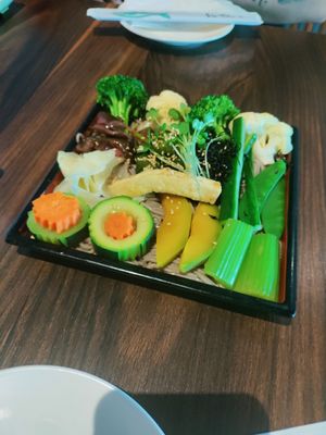 Soba salad at Kiku Sushi & Vegetarian in Lafayette