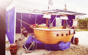 My little set-up..  at Piratas de las Patatas  in Villereal