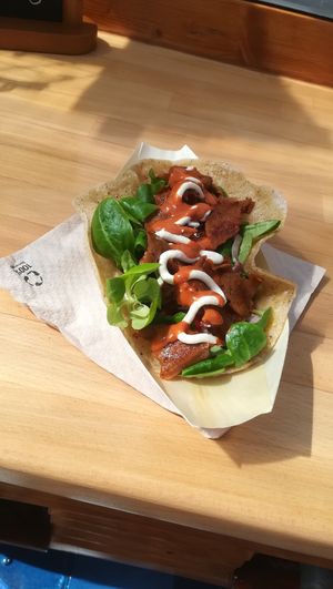 Seitan Kebab..  at Piratas de las Patatas  in Villereal