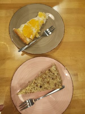 "honey" cake at Boho in Lodz