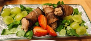 Eggplant rolls at Boho in Lodz