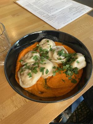 Pierogi  at Boho in Lodz