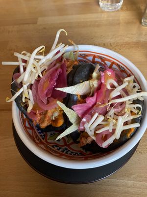 Bao buns  at Boho in Lodz