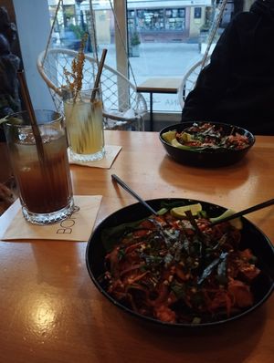 Japanese pasta at Boho in Lodz