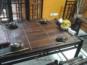 Decor at Diamond II Vegetarian Restaurant in Hanoi