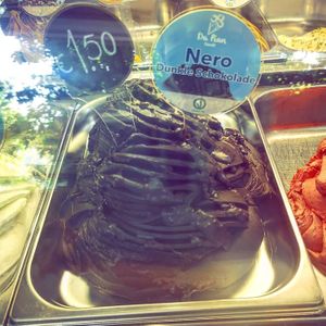 Dark Chocolate Ice Cream at Eiscafé Da Pian in Aachen