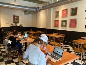 Main seating  at Propaganda Coffee in Lakewood