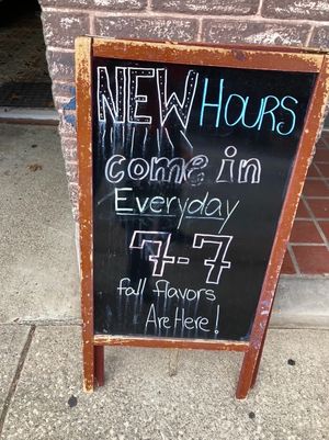 Hours - December 2021 at Propaganda Coffee in Lakewood