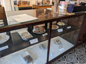 Bakery case at Propaganda Coffee in Lakewood