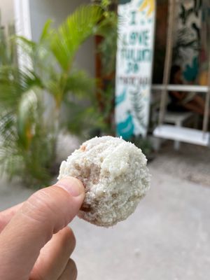 Bliss ball at Matcha Mama in Tulum
