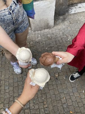 Lotus icecream  at Zmrzlinářství Campione Gelato in Plzen