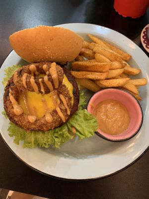 Red burger  at Ramona in Barranquilla