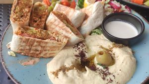  at Petra Bakery & Falafel in Vilnius