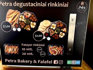   at Petra Bakery & Falafel in Vilnius