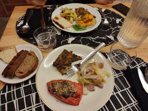 Tris di antipasti 🖤 at Koivu in Valchiusa