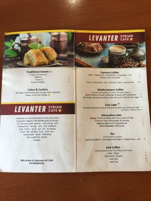   at Levante Cafe in Balaclava