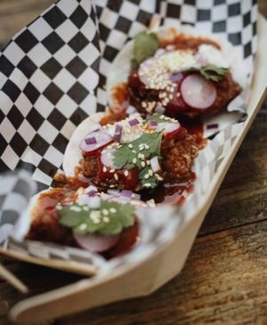 Tacos bei der Eröffnung at Café Tropical in Mannheim