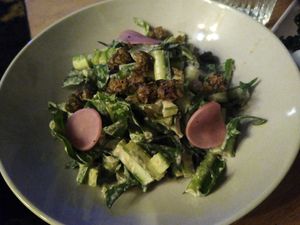 Cesar salad at Café Tropical in Mannheim