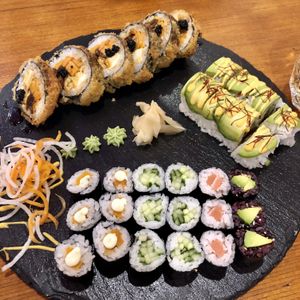 Rolls at Niiko Sushi x Vegan in Leipzig