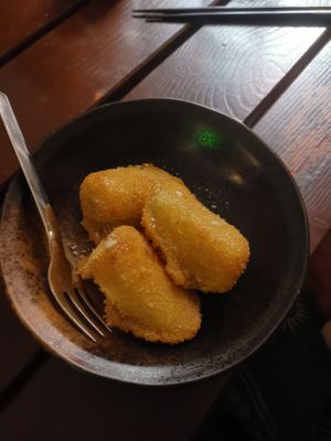 Gebackene Bananen at Niiko Sushi x Vegan in Leipzig
