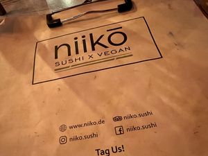 menu at Niiko Sushi x Vegan in Leipzig