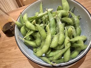 edamame  at Niiko Sushi x Vegan in Leipzig