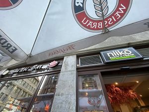 Same place 2 different names (non-vegan & vegan)  at Niiko Sushi x Vegan in Leipzig