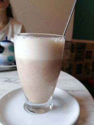 Chai latte vegan at Café Vorndran in Schweinfurt