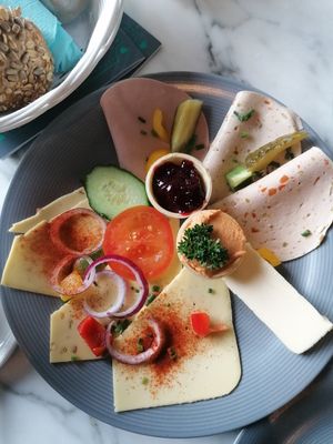 Breakfast "Lustvoll" vegan at Café Vorndran in Schweinfurt