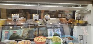 Many Vegan sides at Caffe Tosi in Saint Joseph