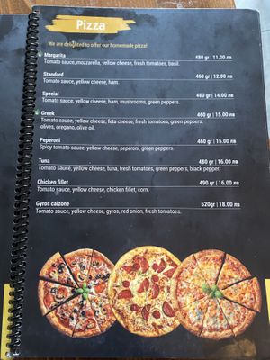 Vegetarian Pizza at STATION in Bansko