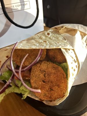 Vegan zucchini wrapps  at STATION in Bansko