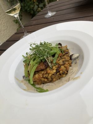 Linsencurry at Place to V in Lenzen Elbe