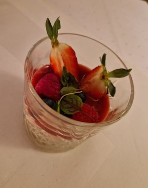 Panna Cotta at Place to V in Lenzen Elbe