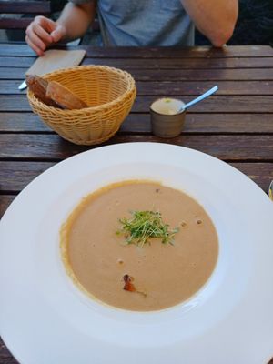 Mushroom Soup at Place to V in Lenzen Elbe