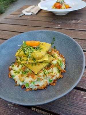 "Maultasche" at Place to V in Lenzen Elbe