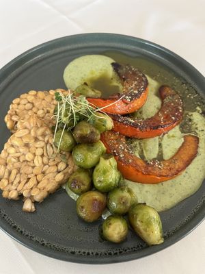 Grilled pumpkin  at Place to V in Lenzen Elbe