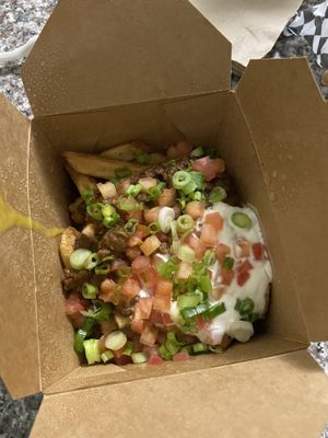 Fries supreme  at Odd Burger in Vaughan