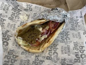 Gyro at Odd Burger in Vaughan
