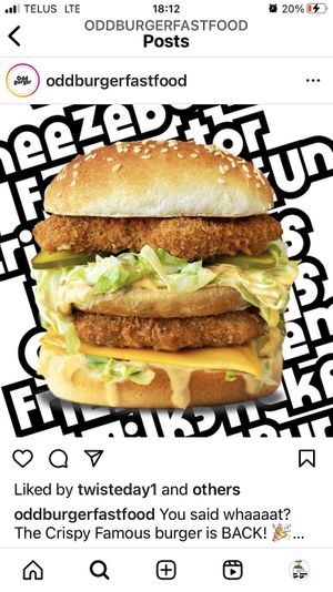   at Odd Burger in Vaughan