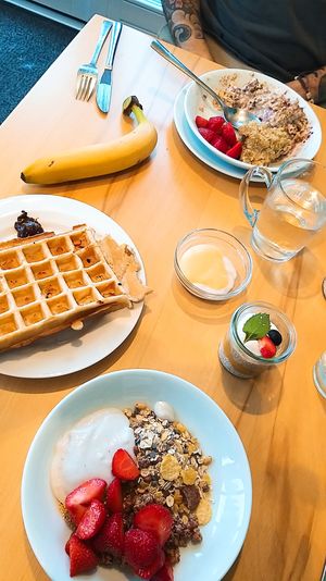 Vegan Breakfast buffet (ahead hotel) at ahead Burghotel in Lenzen Elbe