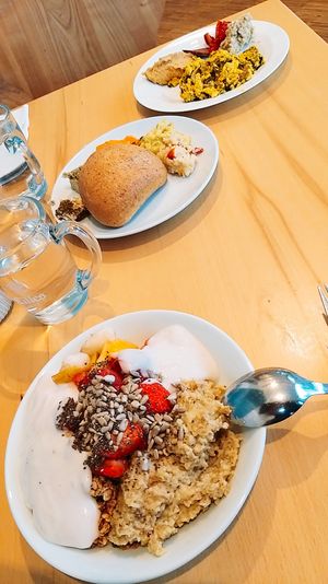 Vegan Breakfast buffet (ahead hotel) at ahead Burghotel in Lenzen Elbe