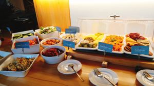 Vegan Breakfast buffet (ahead hotel) at ahead Burghotel in Lenzen Elbe