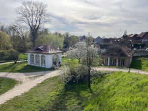 Tee house and orangerie  at ahead Burghotel in Lenzen Elbe