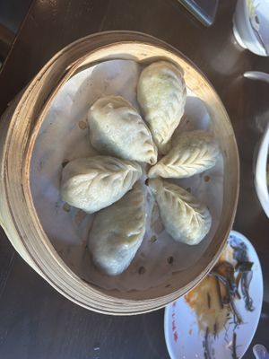 Steamed dumplings   at Nan Xiang Xiao Long Bao in Flushing